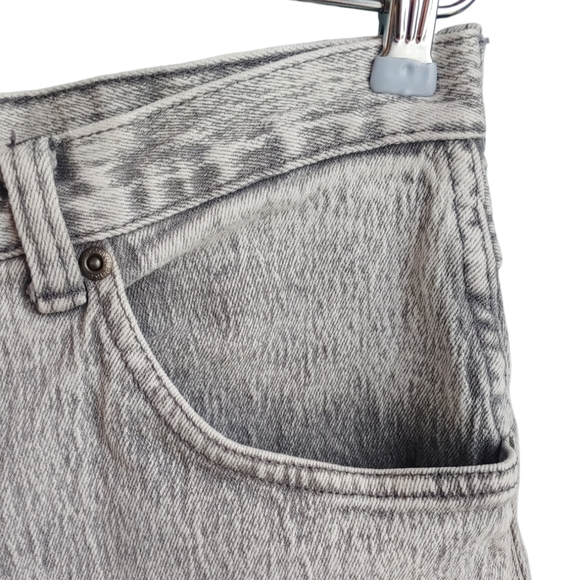 Vintage 1980’s PURE JEANSWEAR ACID WASHED Grey Jeans 31x29 Retro Rock Hairband - Picture 4 of 14